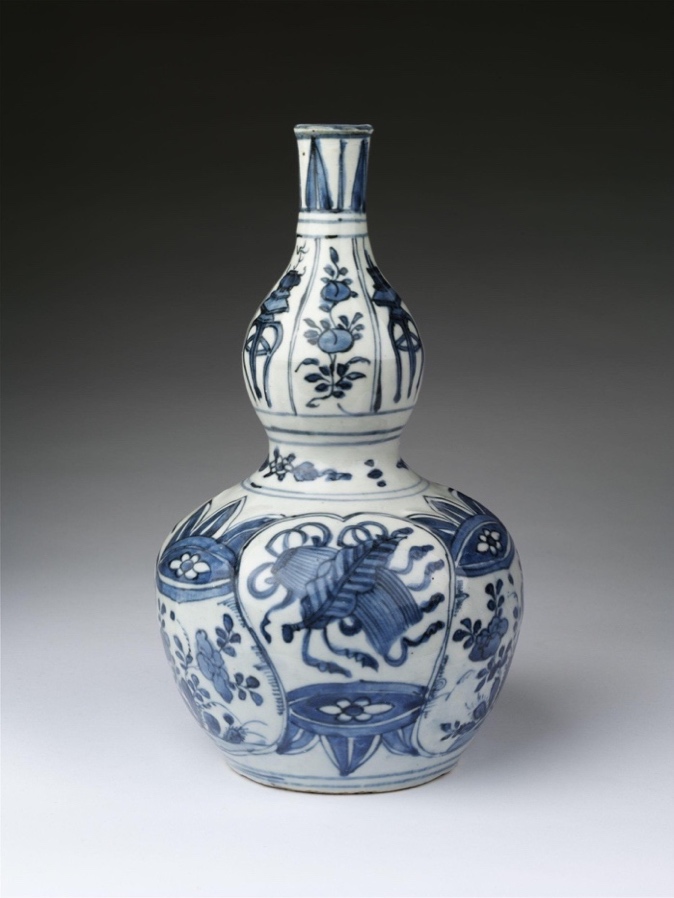 Botella de porcelana