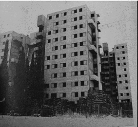 Conjunto en construcción, 1973.