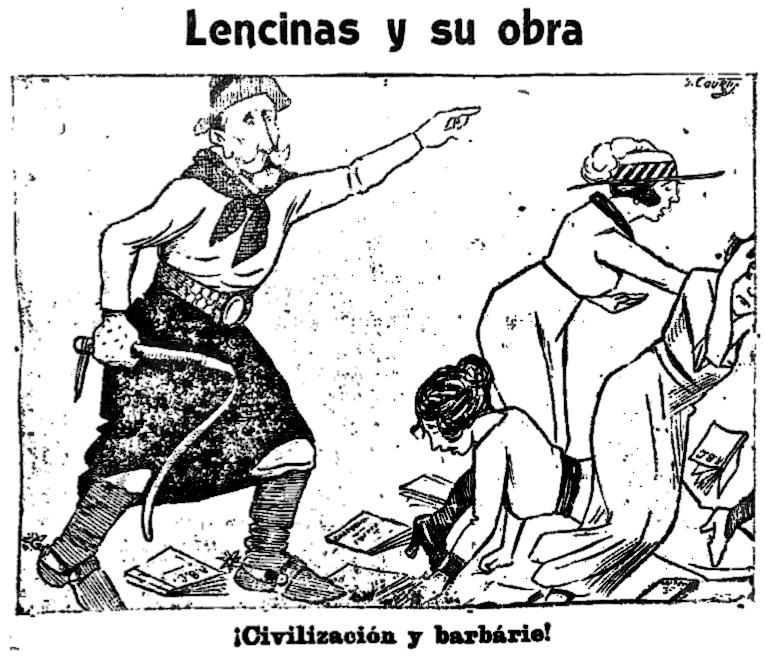 Ilustración publicada al finalizar la huelga general