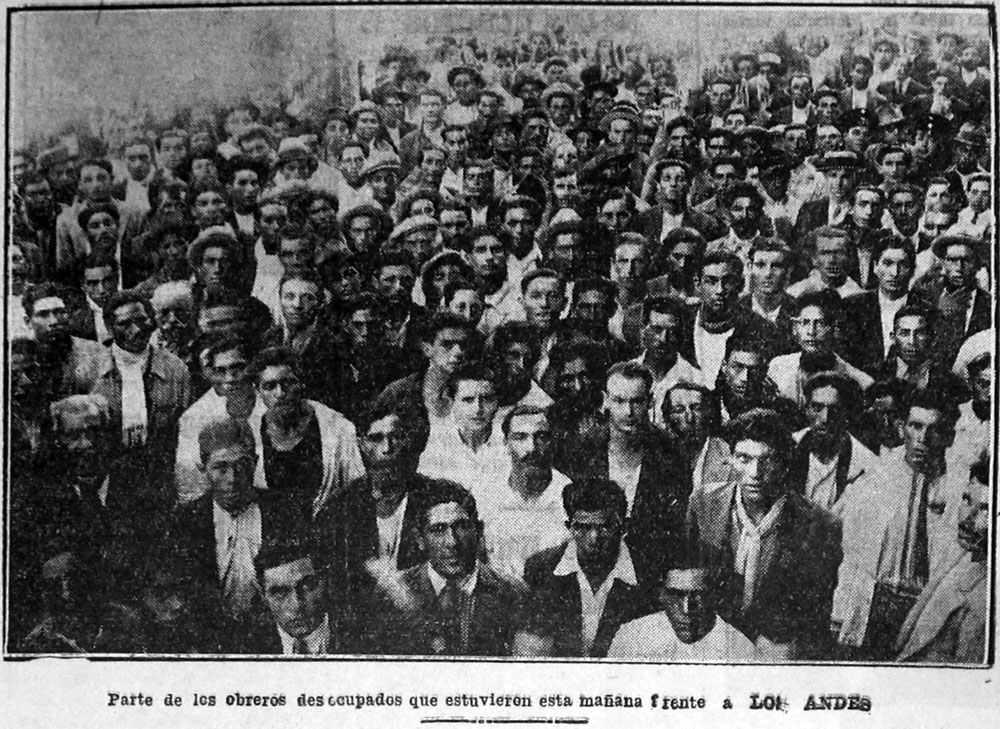 Movilizaci&oacute;n de desocupados, Mendoza.