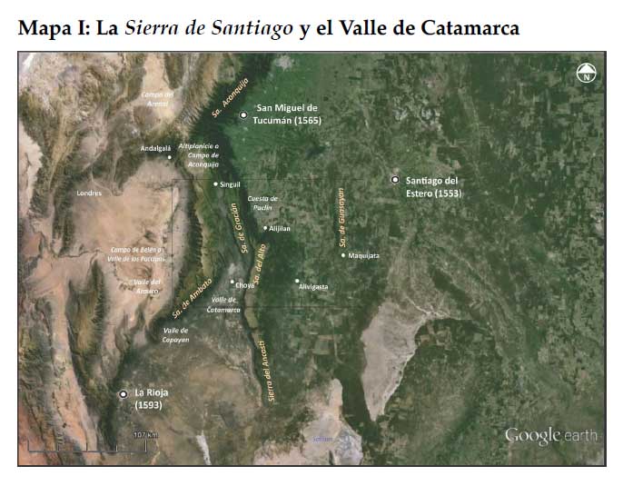 La Sierra
de Santiago y el Valle de Catamarca
