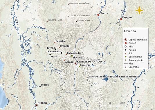 Asentamientos e hidrografía del Valle de Murrí.