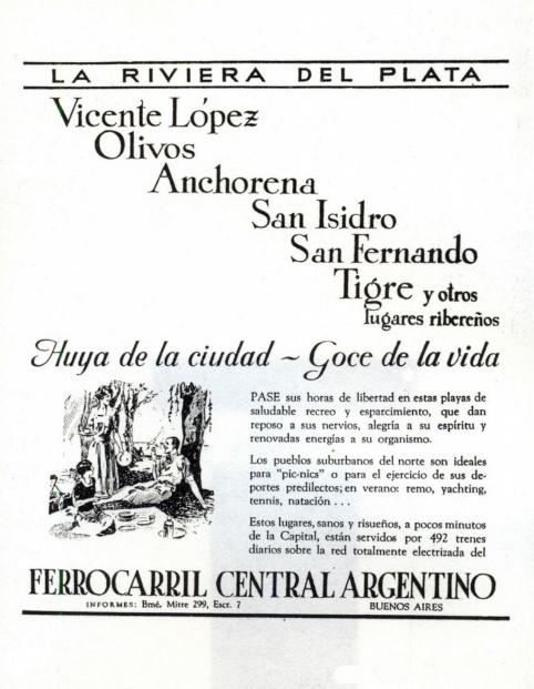 Afiche publicitario del F.C.C.A. 