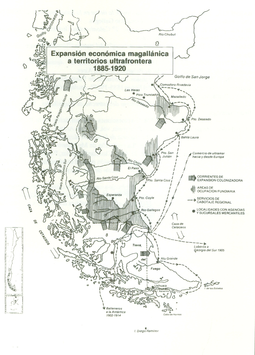 Expansión económica magallánica a territorios ultrafrontera 1885-1920