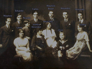 Familia Braun-Méndez Behety (1920).