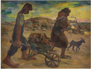 Pedro Gianzone, «Hierro viejo», 1947 (óleo sobre tela, 76 x 100 cm)