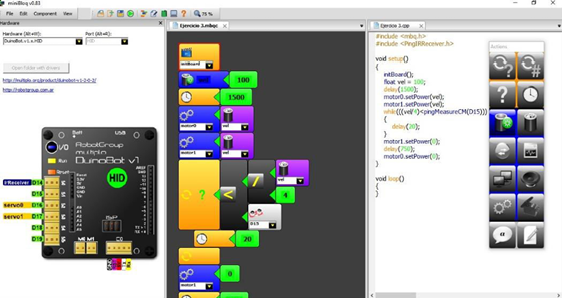 Plataforma visual Minibloq